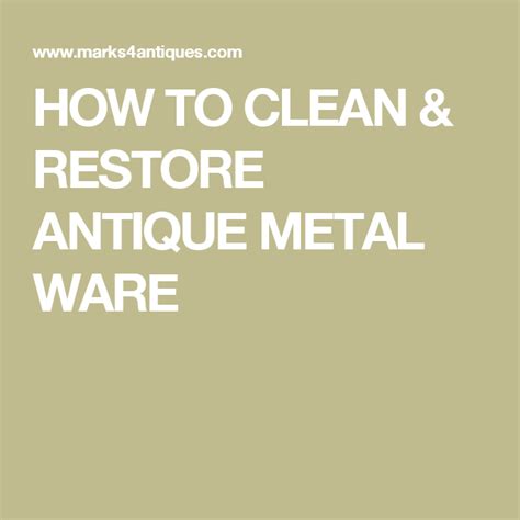 how ro clean gold metal onlimoge boxes|antique metal ware cleaning guide.